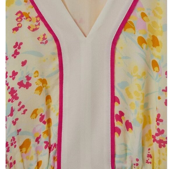 Reiss Molly Buttercup Long Sleeve Dress – Size 4 US / 8 UK – Pink/Yellow – NWT - Picture 5 of 6